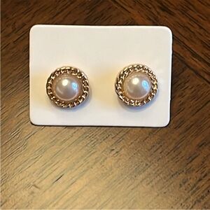 Pearl Stud Earrings